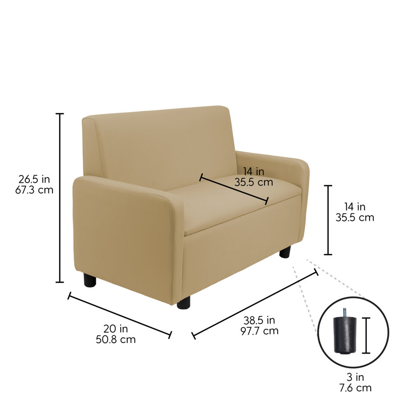 Canapé club modulaire Kid Comfort - sable, Sable