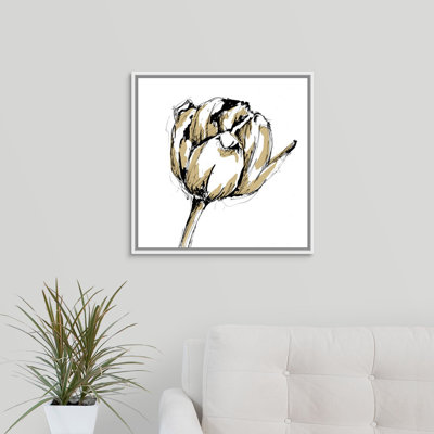 « gold tulipe ii » par the novogratz-reproduction d’art sur toile
