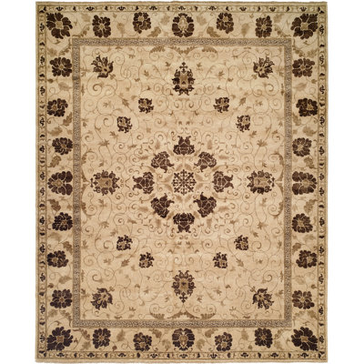 Hensley Wool Oriental Area Rug