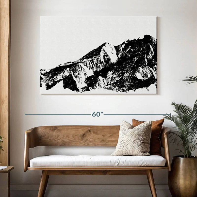 BW Mountains I, H 32 po x l 48 po