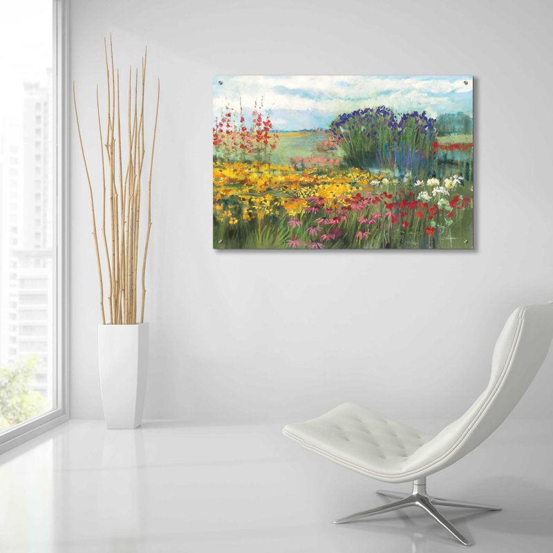 «Garden Border» par Carol Rowan, H 24 po x l 36 po x P 0,2 po