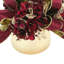 Burgundy Hydrangea With Bow Holiday Arrangement