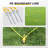 Patiassy Badminton Sets with Net, with 4 Carbon Aluminum Badminton Rackets 2 Badminton Shuttlecocks-69984015