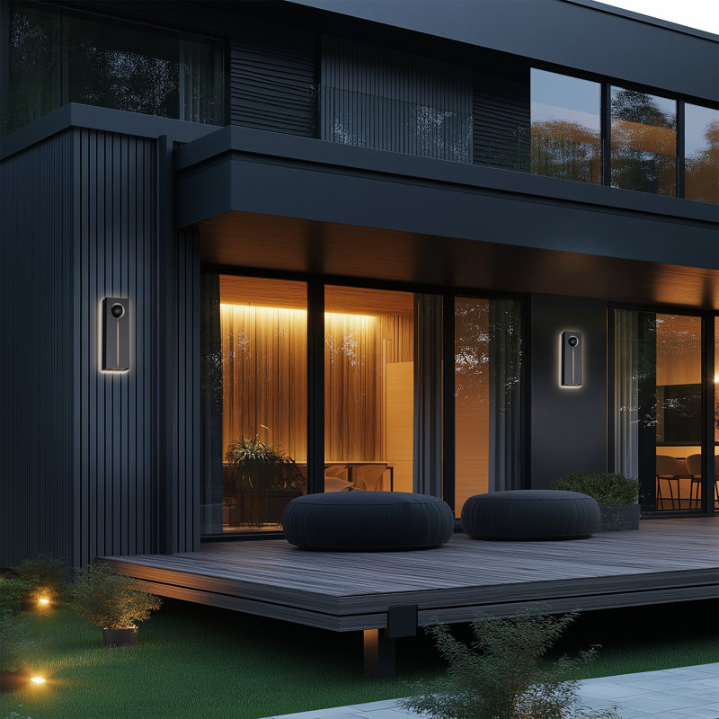 Keyhole Dimmable 3000K LED Outdoor Wall Light