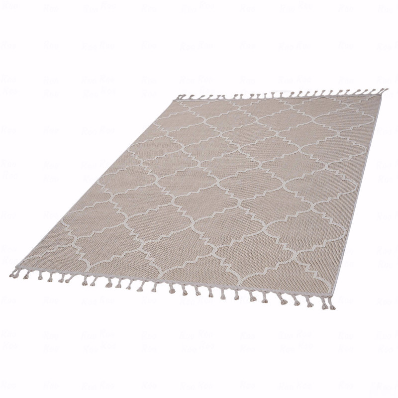 Tapis intérieur / extérieur Trellis, Rectangle 5 pi 3 po x 7 pi 6 po