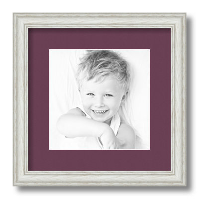Wood Matte Picture Frame with Mat