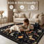 Tapis d'intérieur lavable à la machine avec envers antidérapant-132942432-132942436