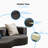 Queen Faux Leather Folding Sofa Bed with Memory Foam-937189798