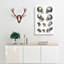 Human, Monkey And Ape Skulls - Wrapped Canvas-55310904