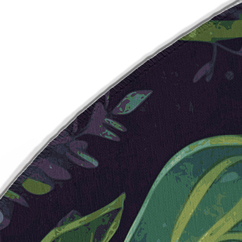 Enchanted Shadows Indoor And Outdoor Area Rug, Round 5'