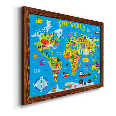 " World Map " Print