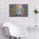 Bungalow Rose «Look Into The Crystal Ball» par Dean Russo, art mural en métal