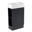 Meuble-lavabo 18,6 po avec lavabo, meuble-lavabo avec tablette à deux niveaux, orienté vers la gauche ou vers la droite-126278536