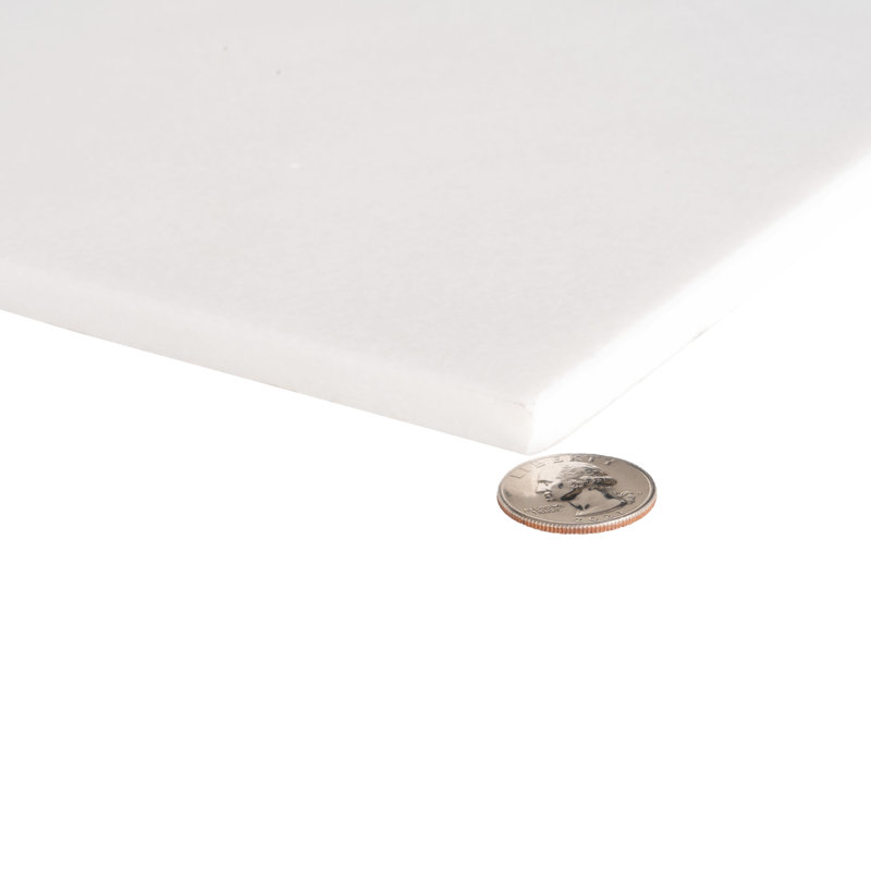 12" x 24" Marble Look Wall & Floor Tile, White/Silver