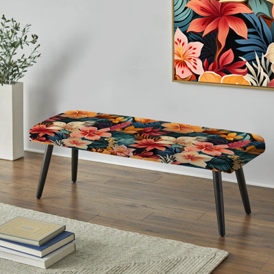 Motif botanique de la jungle ludique multicolore ludique