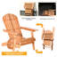 Chaise Adirondack pliante en bois massif Antoine