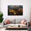 The King'S Wife Classic Colorful Abstract Spring Summer Wall Art Print by Paul Gauguin - Wrapped Canvas Print-702770377