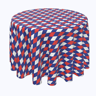 Sang Argyle Round Tablecloth