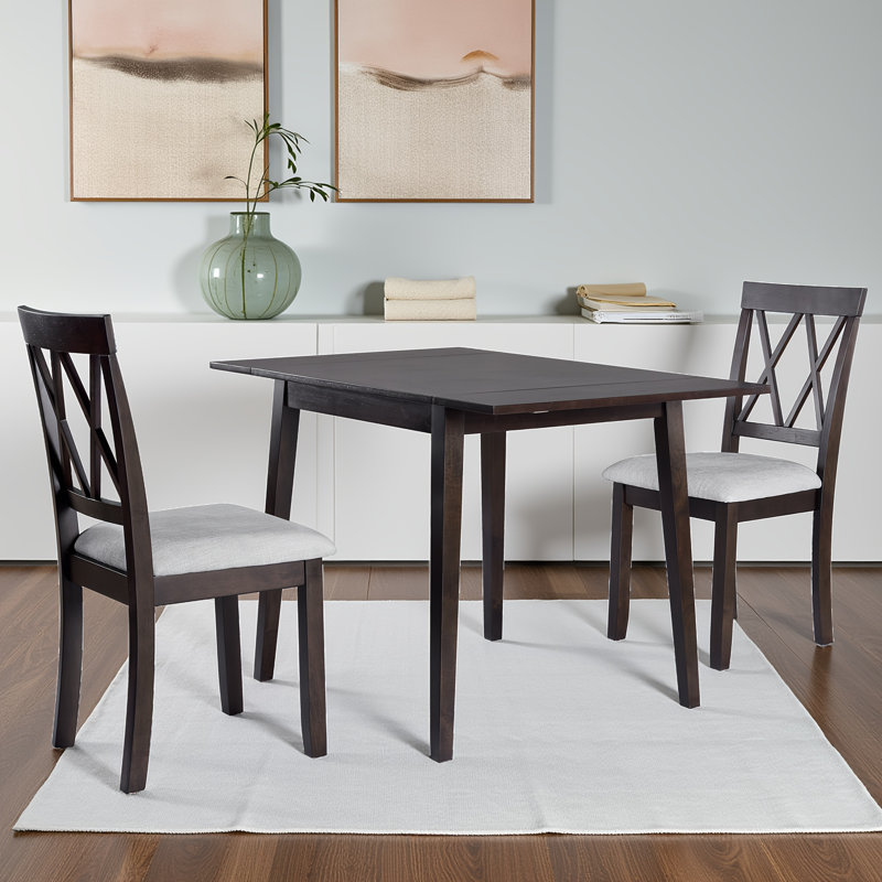 Ensemble de salle à manger espresso peu encombrant - idéal pour les petites salles à manger, les coins cuisine et les appartements