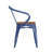 Briceidy All-Weather Metal Stack Chair with Arms and Poly Resin Seat-1093872914-1093872913