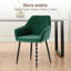 Sexton Upholstered Diamond Stitching Velvet Arm Dining Chair with Thick Cushion-1269582098-1339492138