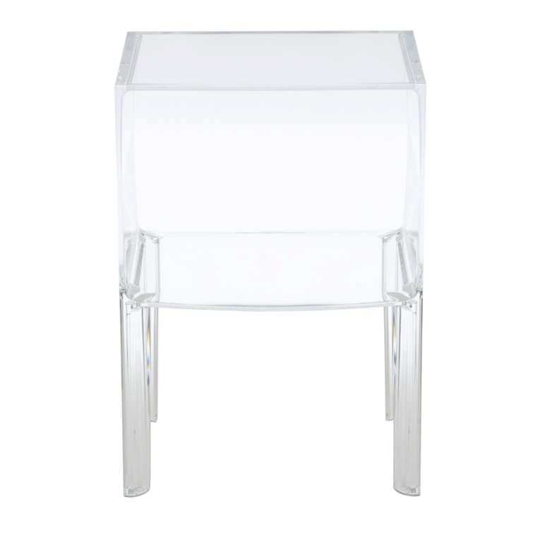 Ghost 15.75'' W Poly Methyl Methacrylate Nightstand