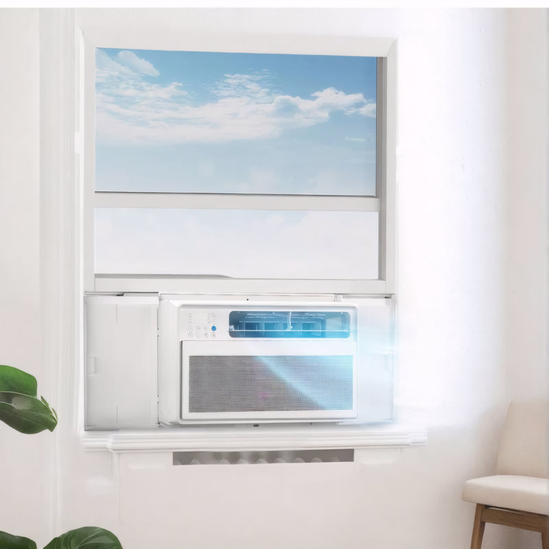 12,000 BTU Window Air Conditioner with Inverter & Wi-Fi Control , Timer, 6 Modes, for Home/Office/Dorm