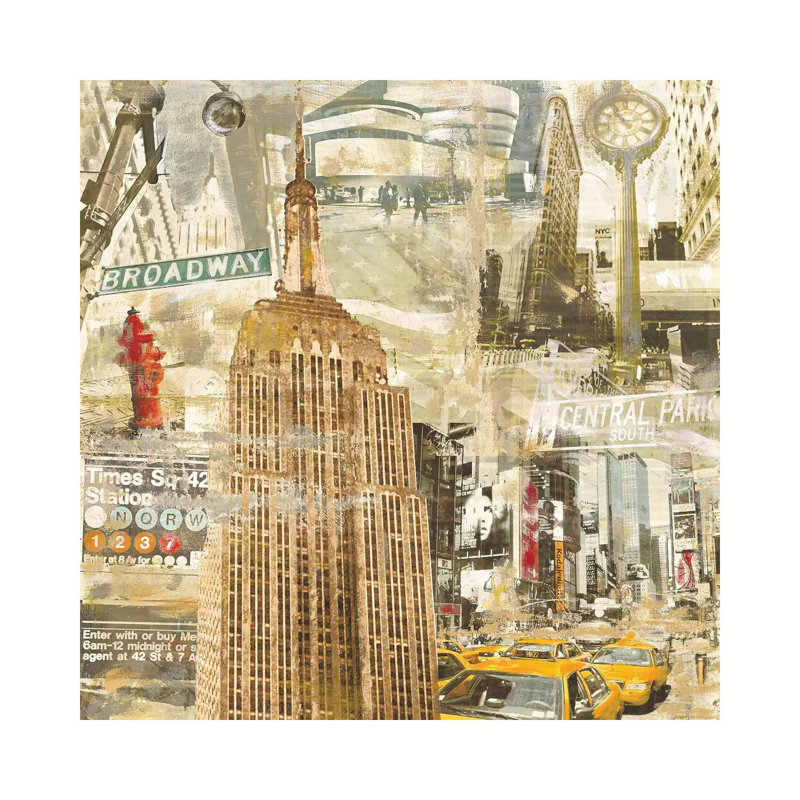 In New York City by Tyler Burke - Wrapped Canvas Print, 45.72 cm H x 45.72 cm W x 1.91 cm D