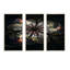 Ensemble de 3 impressions sur toile encadrées florales-1184473398-1184473395