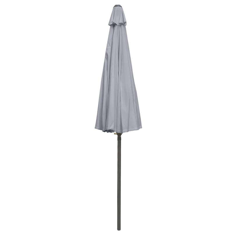 Richey 2.7m Fibreglass Parasol, Grey