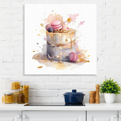 Tentation d'un gâteau délicieux III sur toile