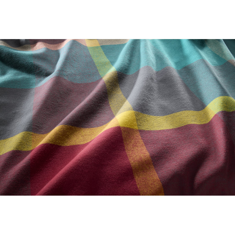 Lech Flannel Chequered Duvet Cover Set with Pillow Shams