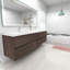 Ensemble de meuble-lavabo double mural 84 po Asaya-828114373