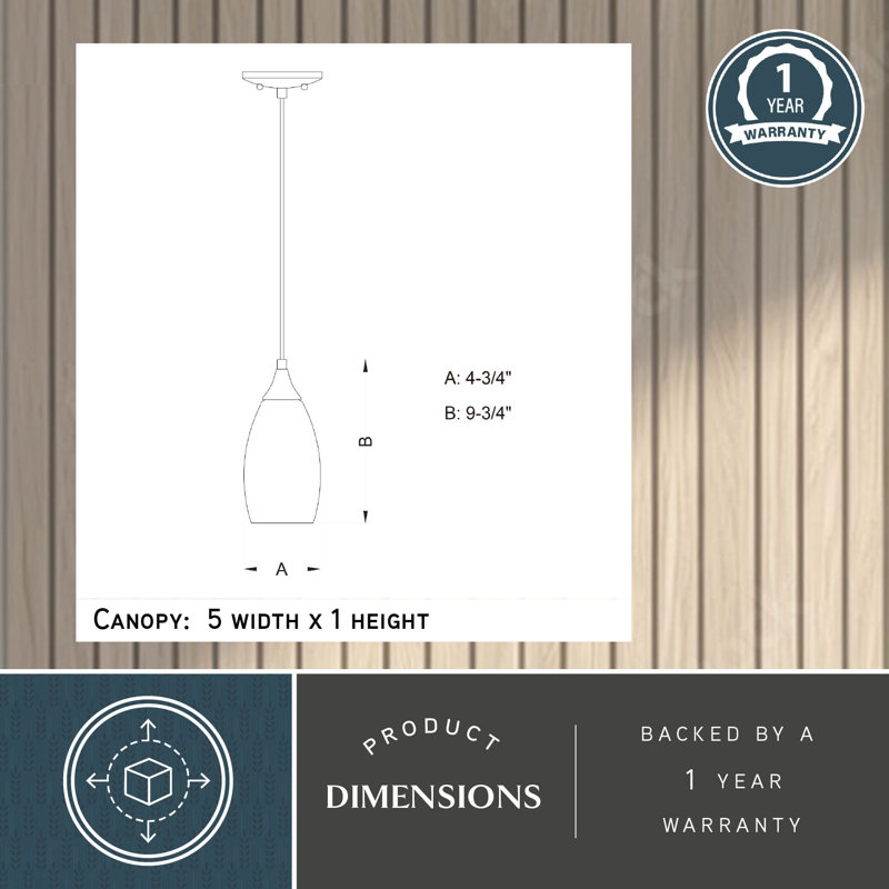Finja 1 - Light Single Pendant, Oil Rubbed Bronze, Smoky Fire