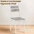 5-Piece Kitchen Table Chairs Set, Dining Table Set For 4, Rectangle Dining Room Table Set With Four Chairs And Wooden Table Top, Dining Table Set With Backrest For Small Spaces, Dining Or Living Room-959311465