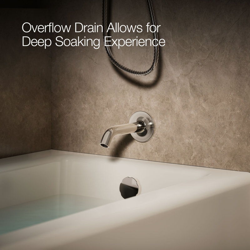 Bellwether 66" x 32" Soaking Bathtub, Biscuit