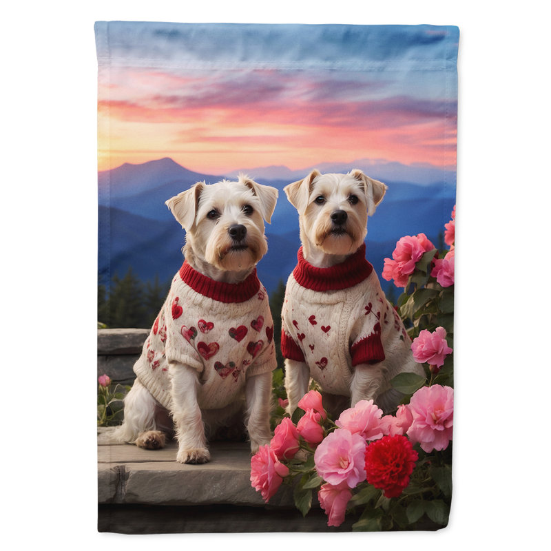 Drapeau pour chien double face H 40 po x l 28 po