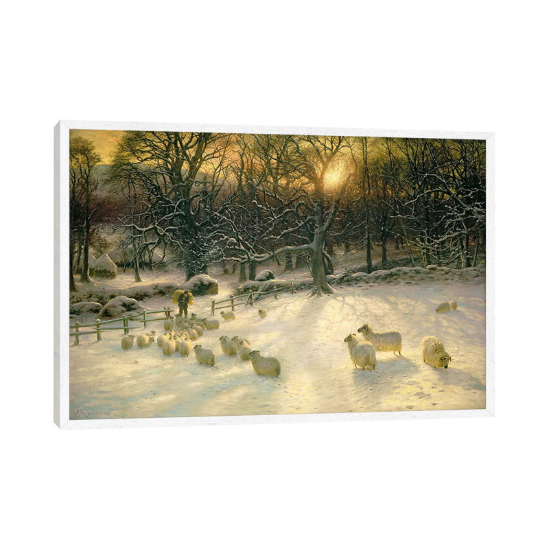 Bakerhill The Shortening Winter's Day Is Near A Close by Joseph Farquharson - Painting on Canvas, 152.5 cm H x 101.5 cm W