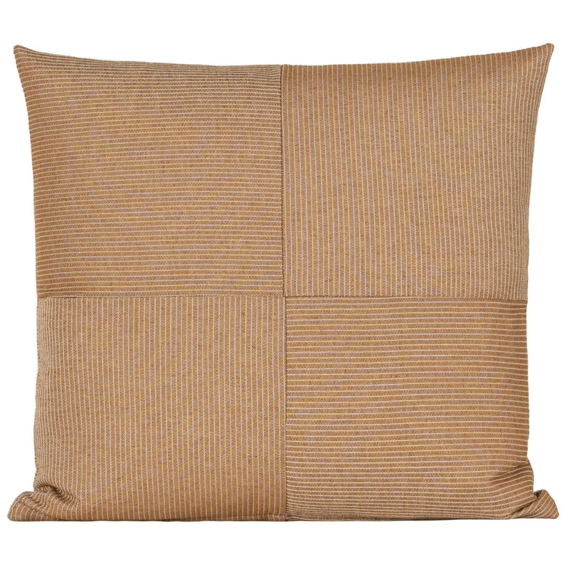 Redeem Cotton Blend Throw Pillow, Brown