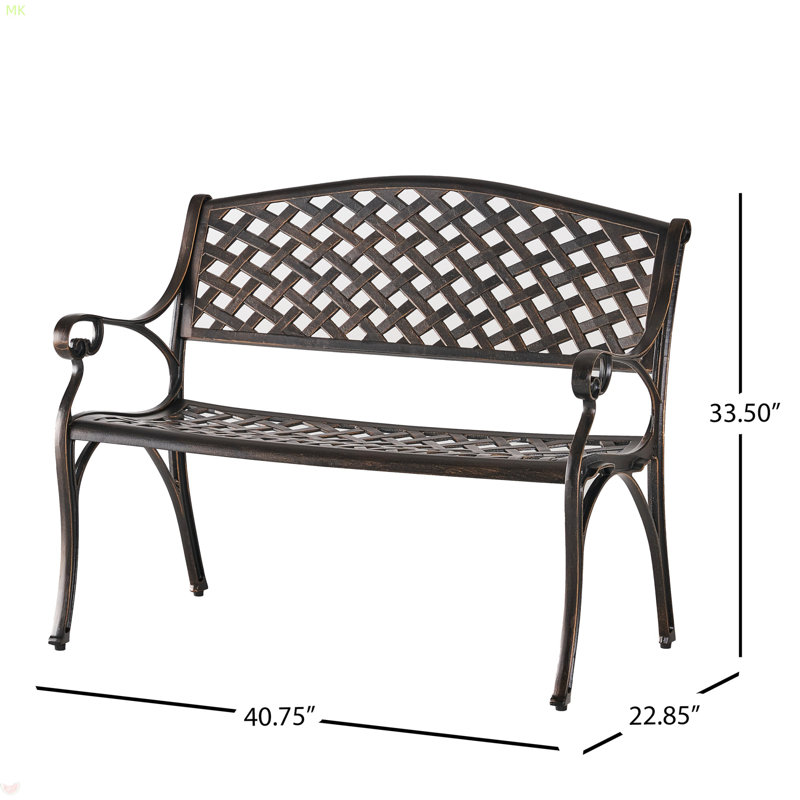 OUTDOOR CAST BENCH