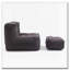 Fauteuil à billes rembourré avec repose-pieds-2063047331