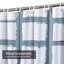 Rideau de douche imperméable à carreaux rustiques avec 12 crochets HighlandPlaid-126430366