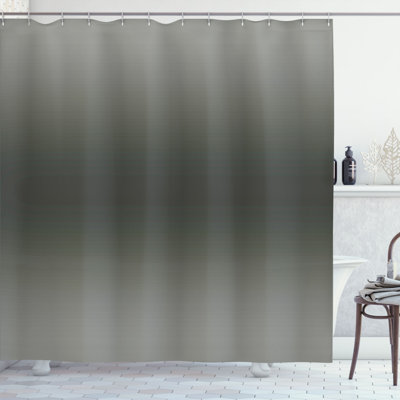 Dothan Ombre Shower Curtain with Hooks Included