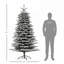 Arbre de Noël artificiel pin 6,5 pi pré-éclairé-480611407