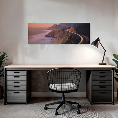 Dusk Highway 1 Pacific Coast Ca Contemporary Coastal Wall Art