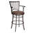Maryrose Swivel Upholstered Counter Stool with Metal Frame-484553229