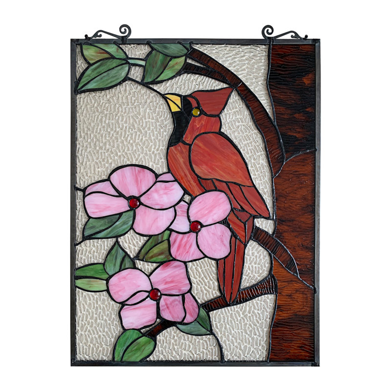 Panneau de fenêtre rouge baril rouge® hibiscus
