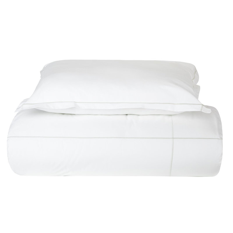 Classic Hotel_Duvet Cover, Queen Duvet Cover, White/Dove