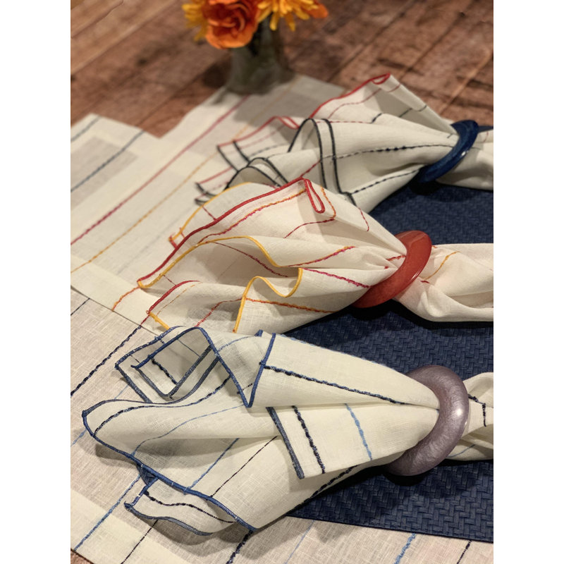 Porto 22" Napkin, Navy Periwinkle
