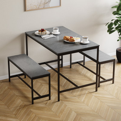 Abneer 4 - Person Dining Set